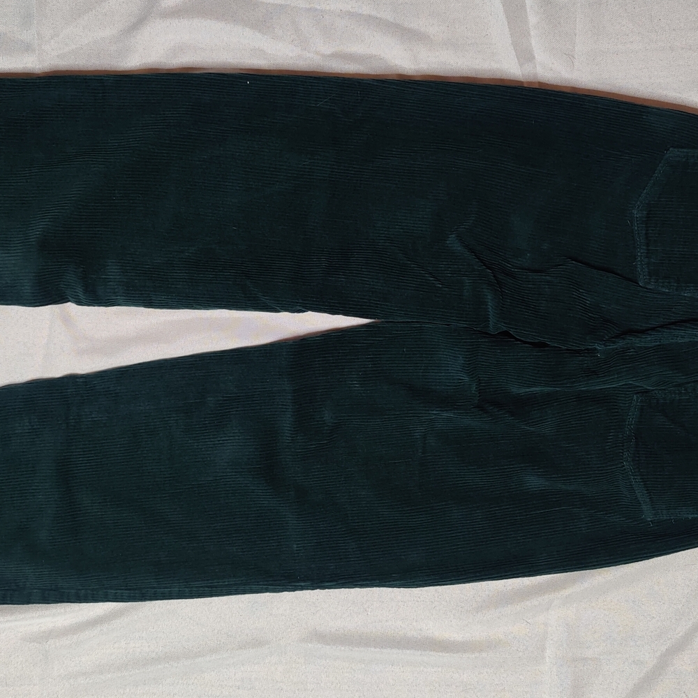 Empyre Teal Corduroy Pants with Branded Interior Print - Picture 6 of 8